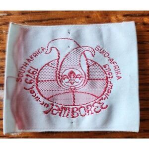 1979 World Scout Jamboree Year SCOUTS OF SOUTH AFRICA Contingent Patch‎ VTG